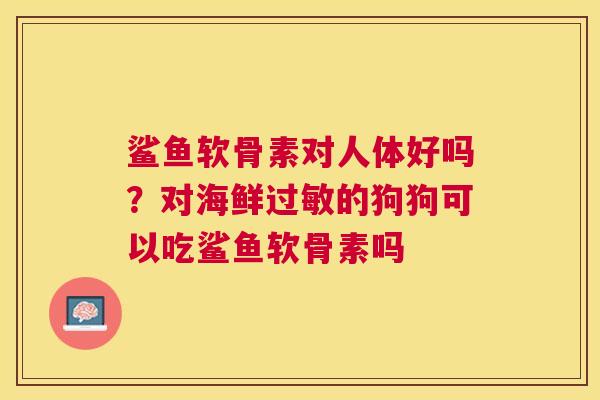 鲨鱼软骨素对人体好吗？对海鲜的狗狗可以吃鲨鱼软骨素吗