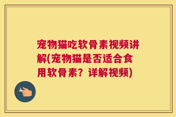 宠物猫吃软骨素视频讲解(宠物猫是否适合食用软骨素？详解视频)