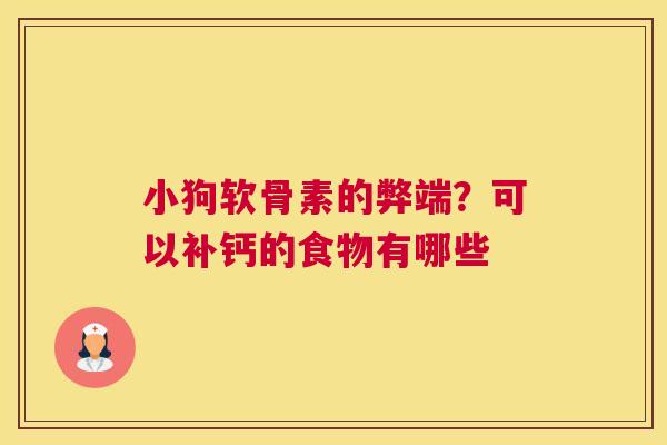 小狗软骨素的弊端？可以补钙的食物有哪些
