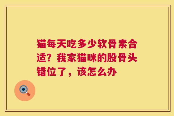 猫每天吃多少软骨素合适？我家猫咪的股骨头错位了，该怎么办