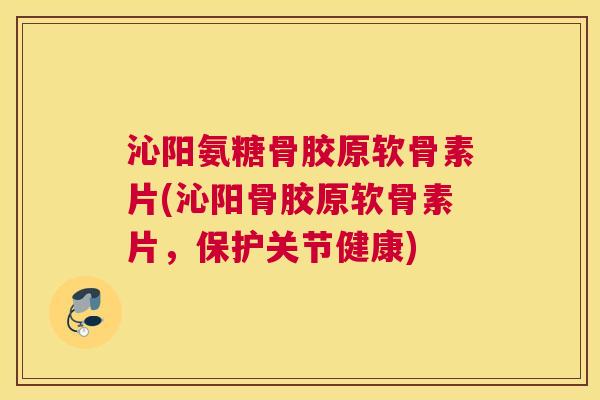 沁阳氨糖骨胶原软骨素片(沁阳骨胶原软骨素片，保护关节健康)