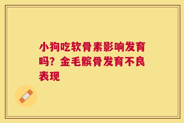 小狗吃软骨素影响发育吗？金毛髌骨发育不良表现