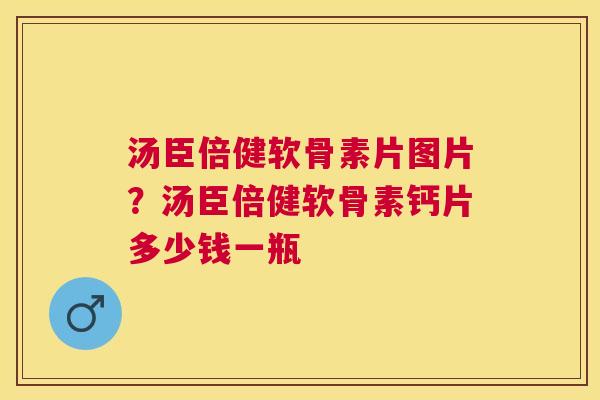 汤臣倍健软骨素片图片？汤臣倍健软骨素钙片多少钱一瓶