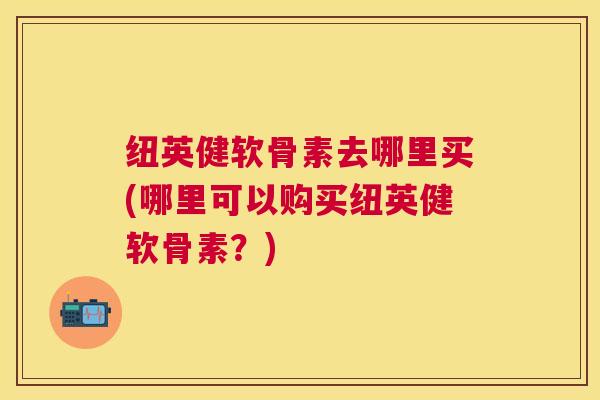 纽英健软骨素去哪里买(哪里可以购买纽英健软骨素？)
