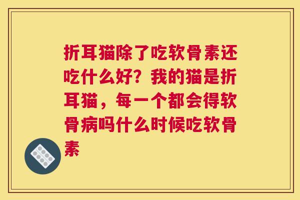 折耳猫除了吃软骨素还吃什么好？我的猫是折耳猫，每一个都会得软骨病吗什么时候吃软骨素