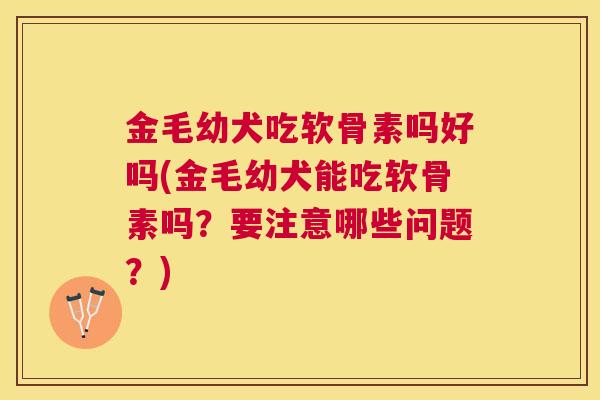 金毛幼犬吃软骨素吗好吗(金毛幼犬能吃软骨素吗？要注意哪些问题？)