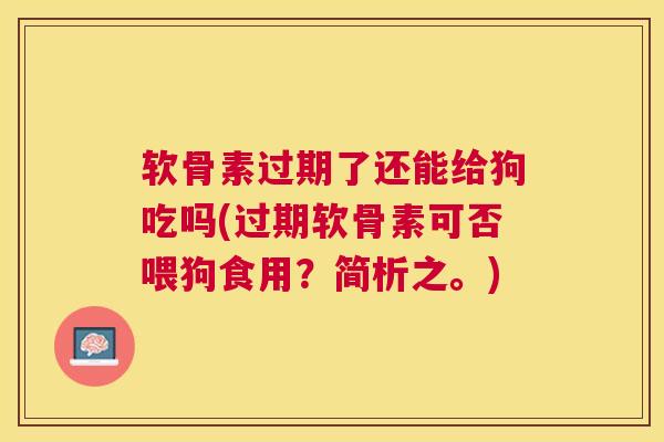软骨素过期了还能给狗吃吗(过期软骨素可否喂狗食用？简析之。)