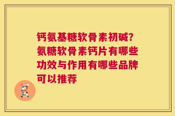 钙氨基糖软骨素初碱?氨糖软骨素钙片有哪些功效与作用有哪些品牌可以推荐