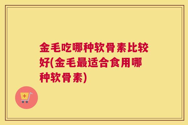 金毛吃哪种软骨素比较好(金毛最适合食用哪种软骨素)