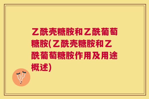乙酰壳糖胺和乙酰葡萄糖胺(乙酰壳糖胺和乙酰葡萄糖胺作用及用途概述)