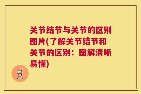关节结节与关节的区别图片(了解关节结节和关节的区别：图解清晰易懂)