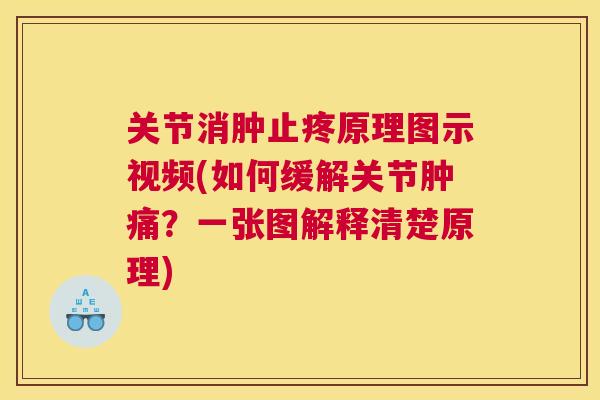 关节消肿止疼原理图示视频(如何缓解关节肿痛？一张图解释清楚原理)