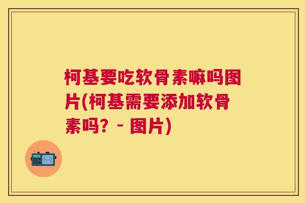 柯基要吃软骨素嘛吗图片(柯基需要添加软骨素吗？- 图片)