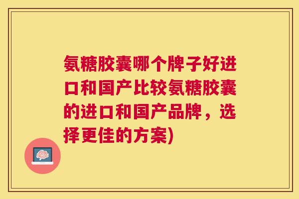 氨糖胶囊哪个牌子好进口和国产比较氨糖胶囊的进口和国产品牌，选择更佳的方案)