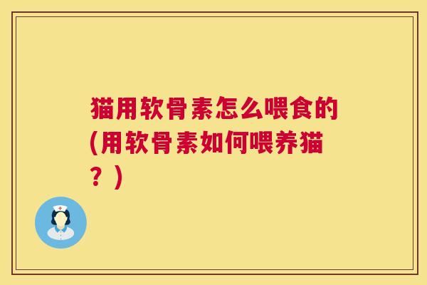 猫用软骨素怎么喂食的(用软骨素如何喂养猫？)