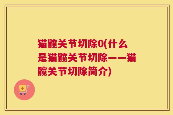 猫髋关节切除0(什么是猫髋关节切除——猫髋关节切除简介)