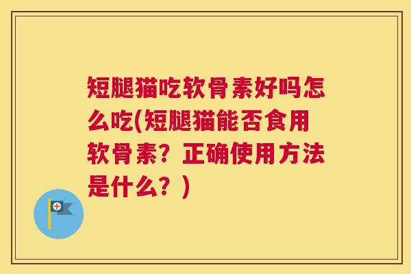 短腿猫吃软骨素好吗怎么吃(短腿猫能否食用软骨素？正确使用方法是什么？)