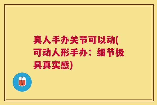 真人手办关节可以动(可动人形手办：细节极具真实感)