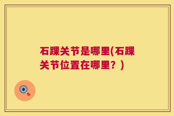 石踝关节是哪里(石踝关节位置在哪里？)