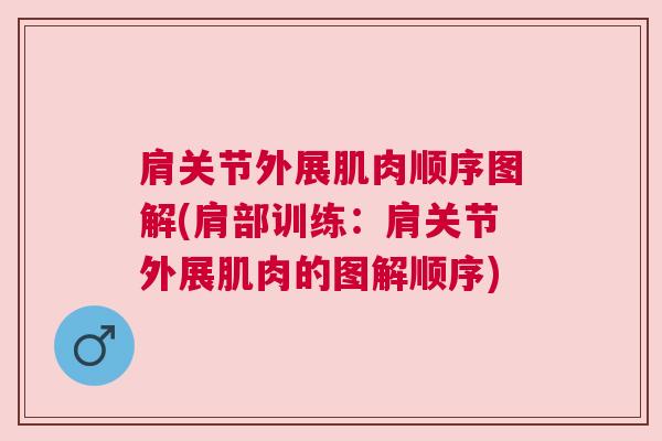 肩关节外展肌肉顺序图解(肩部训练：肩关节外展肌肉的图解顺序)